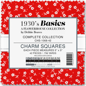 1930's Basics - Charm Squares