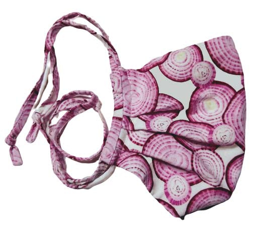 Cotton Cloth Face Masks with Loop and Drawstring