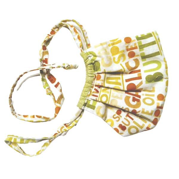 Cotton Cloth Face Masks with Loop and Drawstring