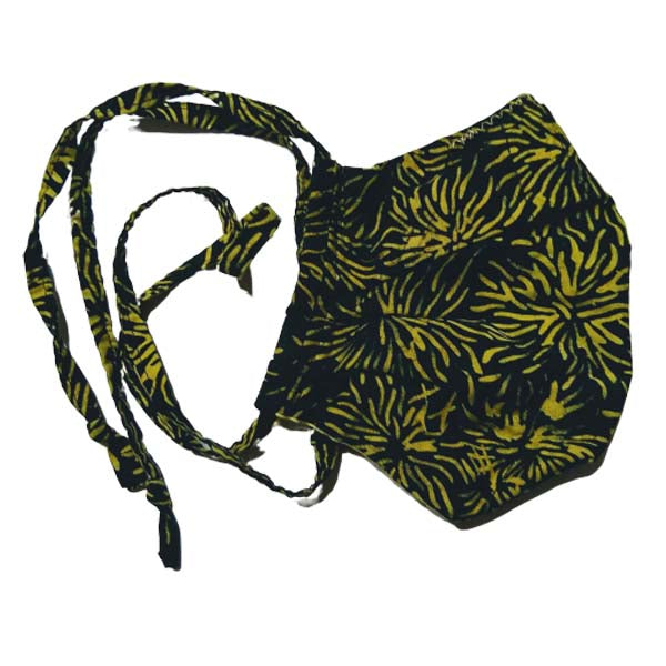 Cotton Cloth Face Masks with Loop and Drawstring