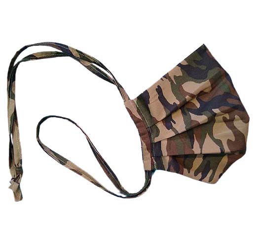 Cotton Cloth Face Masks with Loop and Drawstring