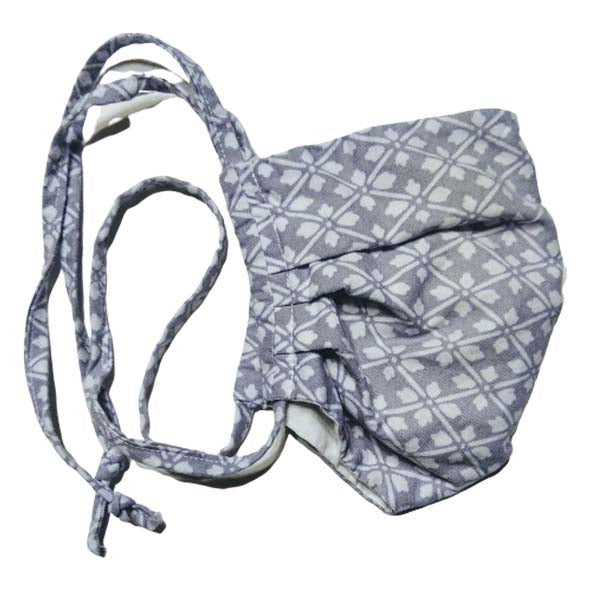 Cotton Cloth Face Masks with Loop and Drawstring