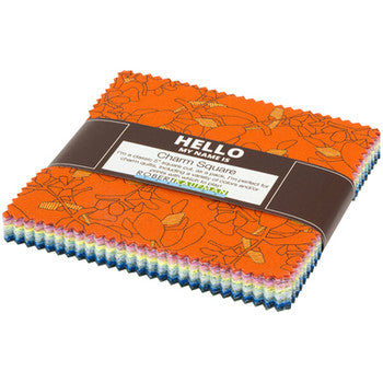 Colorful Colorstory by carolyn frielander - Charm Squares