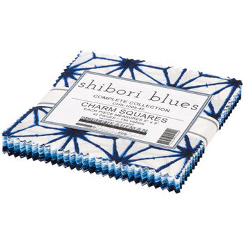 Shibori Blues - Charm Squares