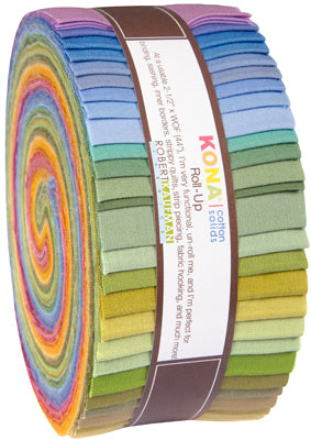 New Dusty Palette Kona Cotton Fabric Rollup