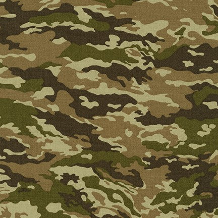 Sevenberry: Small Camouflage - Fabric by the yard.
