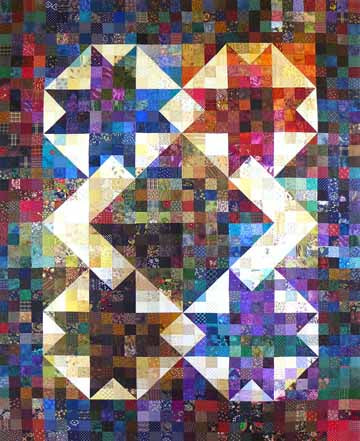 Quilt Patterns Made With a Single Fabric Strip size -OSS - One Strip Size
