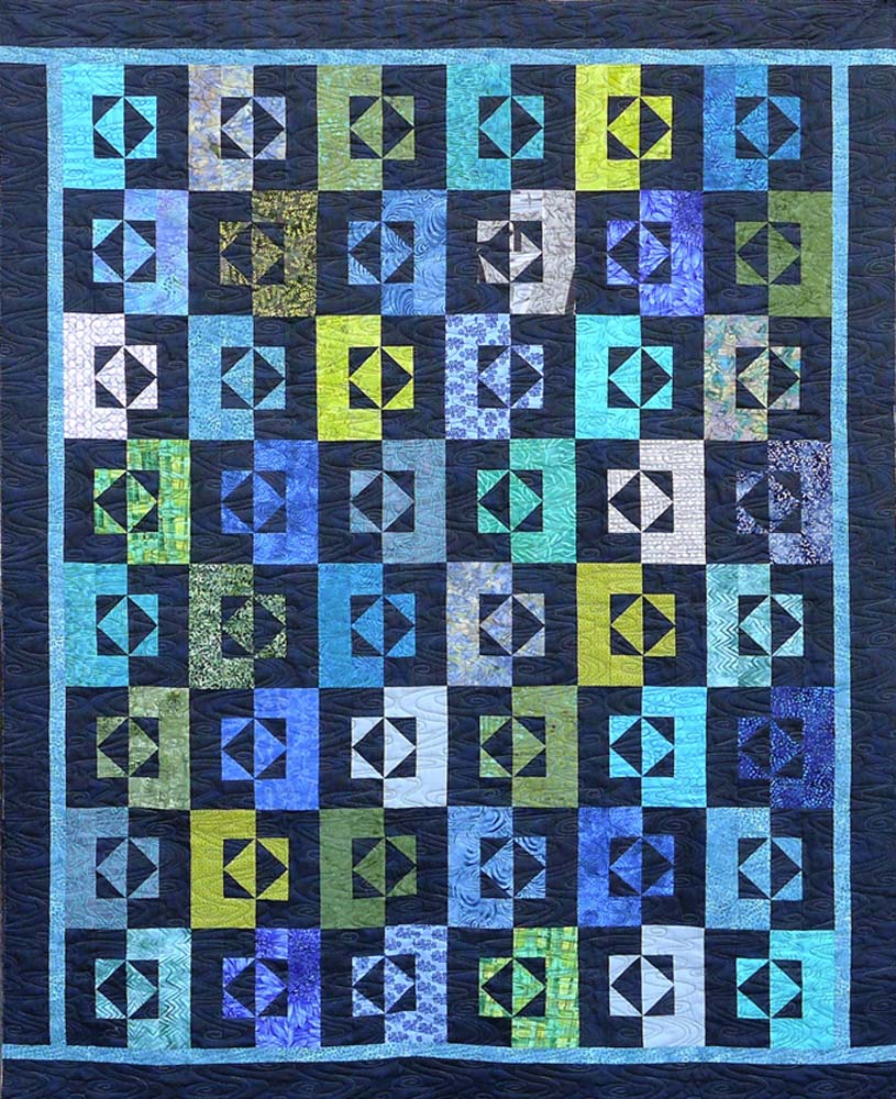 Fractured Modern Quilt Pattern - BAB 16