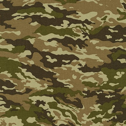 Sevenberry: Small Camouflage  - Fabric by the yard.