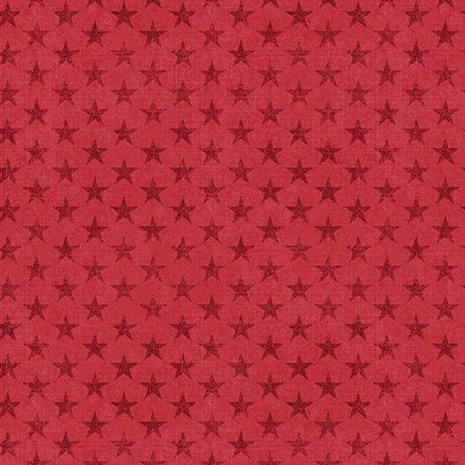 Red Stars from American Rustic - Fabric by the yard.